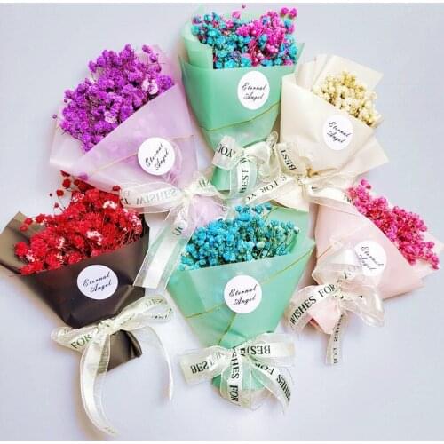 Creative Home Air Freshener Dry Flower Gypsophila Home Air Conditioning Air Outlet Fragrance Clip Decor Ornament Home Perfume