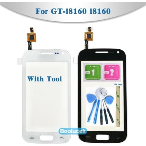 High Quality 3.8" For Samsung Galaxy Ace 2 GT-i8160 i8160 Touch Screen Digitizer Sensor Front Glass Lens Panel