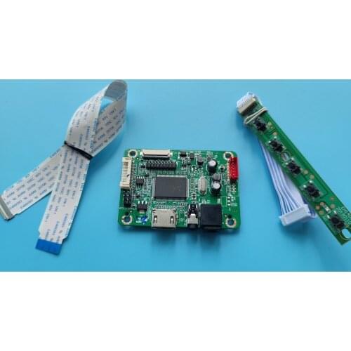 2019 HDMI-compatible LED EDP mini Controller board For 14.0" HB140WX1-501/HB140WX1-601 1366X768 DIY screen CABLE