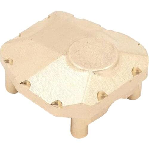 40g Solid Brass Diff Cover Fit for Axial SCX10 III AX103007 1/10th RC Car