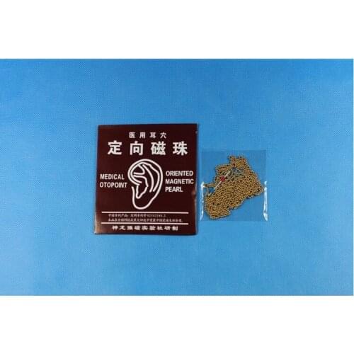 Free shipping 2000 pcs medical otopoint oriented magnetic pearl self made ear bead seed ear auricular no paste
