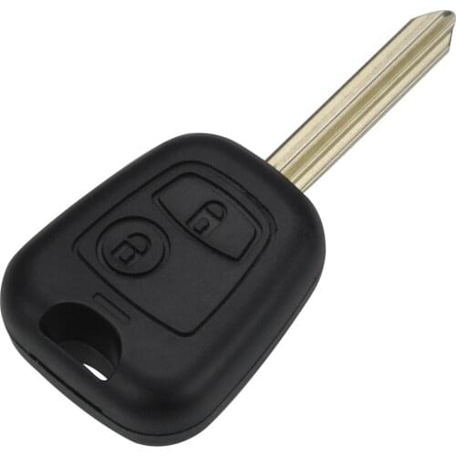 Kutery 2 Buttons Remote Car Key Shell Case Cover For Peugeot Partner Expert Boxer SX9 For Citroen C-Elysee