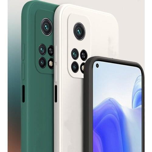 For Xiaomi Mi 10T Pro Mi10 Pro 10Ultra Mi9t Case Soft Liquid silicone Skin Slim Square protect Cover Case for Xiaomi POCO F2 Pro