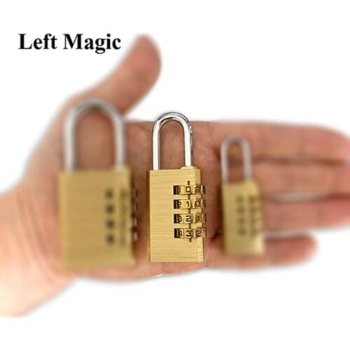 Funny Dead Lock Magic Tricks Medium Size Prediction Lock Induction Coded Close Up Street Magic Props Gimmick Mentalism Magia