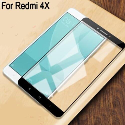 2PCS Full Curved Screen Protector For Xiaomi Redmi 4X Full Cover Tempered Glass For Xiaomi Redmi 4 X Protective Flim redmi4x