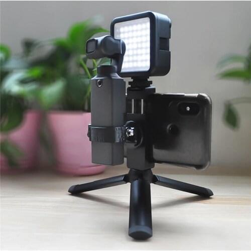 Handheld Pocket Camera Phone Clip Tripod Adapter Holder Expansion Bracket Mount for FIMI PALM Handheld Gimbal Camera Accessories