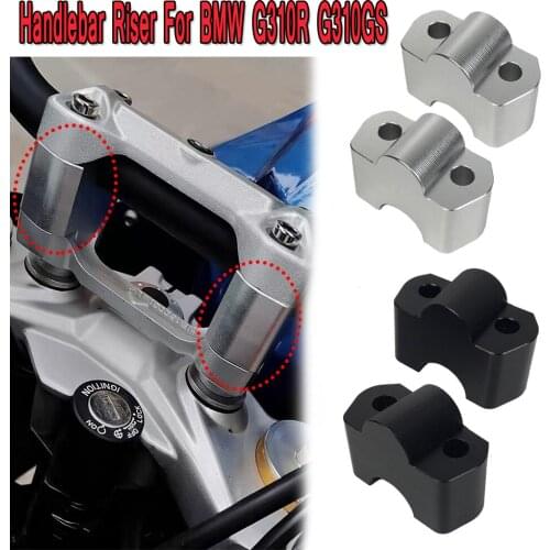 For BMW G310GS G310R G310 GS R G 310 2020 2019 2018 2017 Motorcycle Handlebar Riser Handle Bar Mount Clamp Adapter CNC Aluminum
