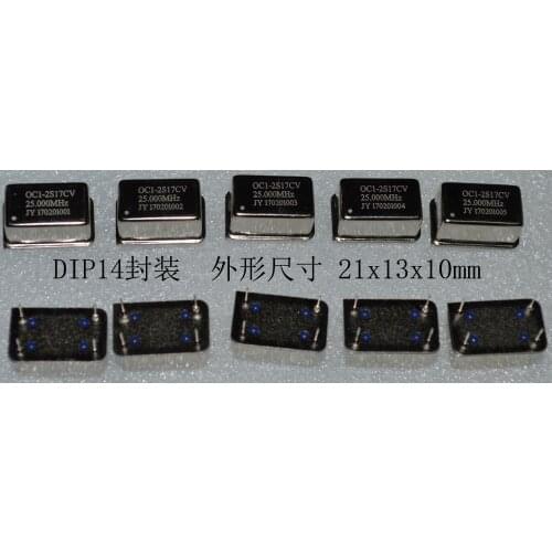 Crystal Oscillator Constant Temperature Crystal OCXO 25MHz Dip14 Low Noise, Low Power Consumption, High Stability