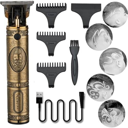 Professional hair clippers razor trimmer 0mm gap barber hair clipper machine hair cutting beard trimmer hair men haircut styling