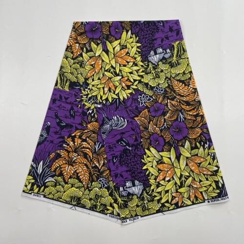 Real Wax Original African Printed Fabric 100%Cotton Veritable Soft99 High Quality Ankara Sewing Material For Party Dress SP-ER