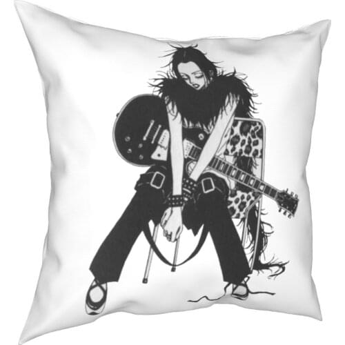NANA Osaki Manga Pillowcase Soft Polyester Cushion Cover Decorative Anime Pillow Case Cover Home Zipper 40X40cm