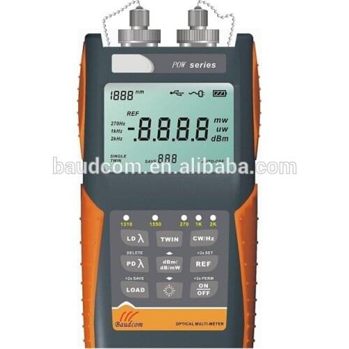 Optical laser source power meter multimeter digital