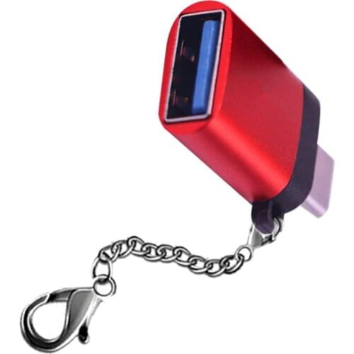 Portable Type-c Male To USB Female Adapter Laptop Computer USB 3.0 Mini Aluminum Alloy USB-C Converter