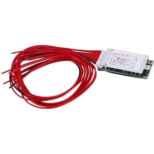 13S 48V 15A Li-Ion Lipolymer Battery Protection Board BMS PCB Board with Heatsink for E-Bike EScooter