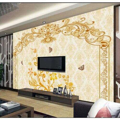 The custom 3D murals,Luxury european-style decorative pattern of marble ,living room sofa TV wall bedroom wall paper