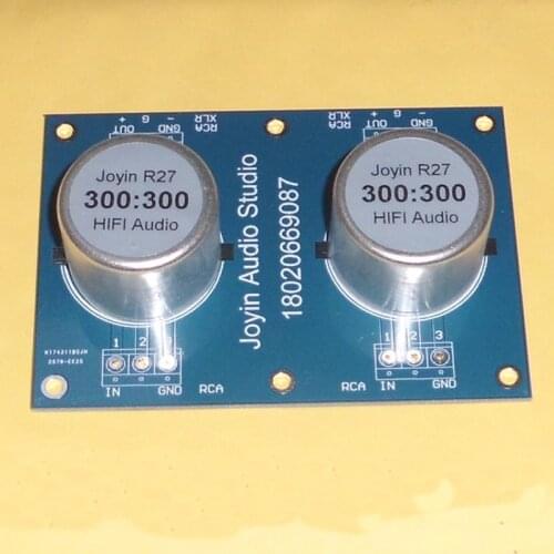 R27 pre-stage signal input transformer 300 ohms 300 ohm impedance proofreading matching boost to remove digital flavor