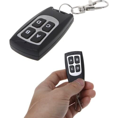 Remote Control Waterproof Four-button Smart Copy Controller Wireless Transmitter Garage Door Opener Switch 315MHz 433MHz