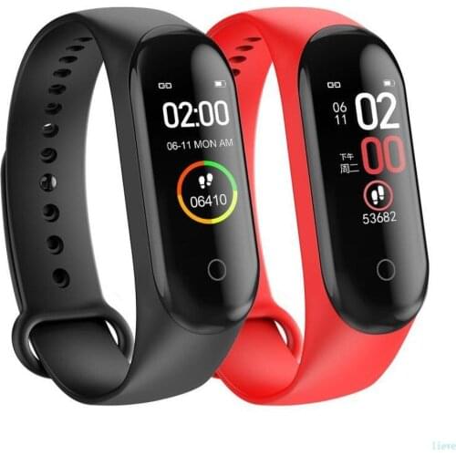 M4 Smart Band Sport Smart Watch Men Women Waterproof Blood Pressure Fitness Tracker Smartband Fitness Bracelet For IOS Android