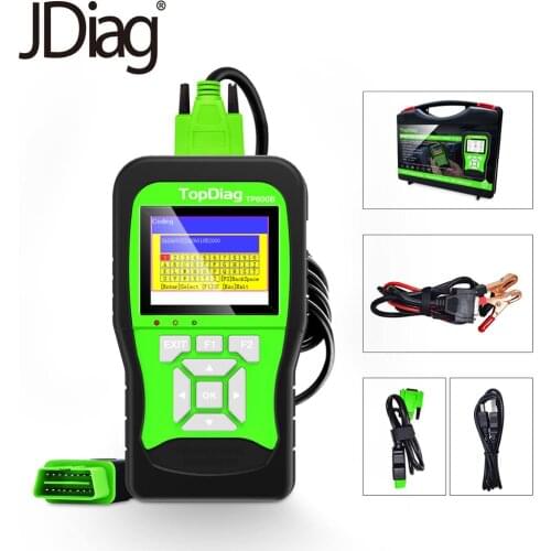 TopDiag V600B NEW Car Automotive Code Reader Scanner Tools VAG Full system Universal OBD2&EOBD Function Battery Testers 3in1