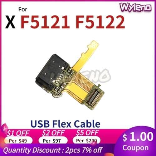 Wyieno For Sony Xperia X F5121 F5122 USB Dock Charging Port Plug Charger Connect Flex Cable Board 10pcs/lot