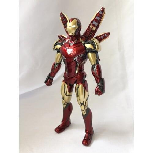 In stock steel hero mk85 hand-made 1/12 metal alloy model soldier joint movable built-in LED light