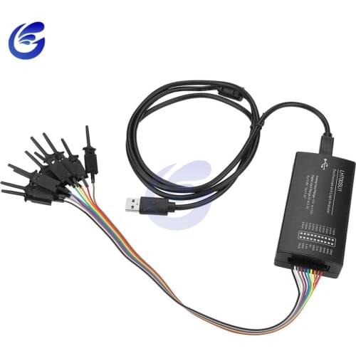 Virtual Oscilloscope Logic Analyzer LHT00SU1 Multi-Function Signal Generator I2C SPI CAN Uart with Clamp Line and USB Connector
