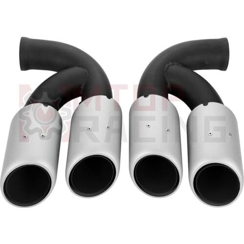 Exhaust Muffler Pipe For Porsche Cayenne V8 2011 2012 2013 2014 Short Tips End