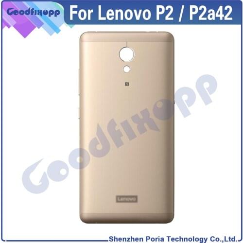 For Lenovo P2 P2a42 Battery Back Cover Rear Case Cover Rear Lid Sim Tray Holder SIM Card Tray