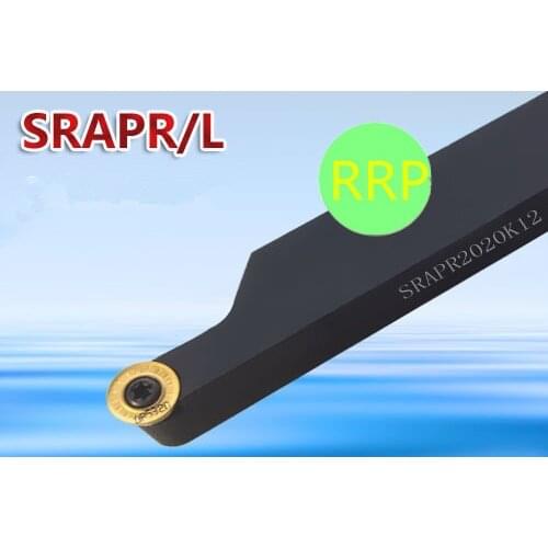 1pc SRAPR1616H08(16x16mm)+1pc RPMT08T2 insert to cut stainless steel and steel,CNC Turning Tool, External Turning Tool