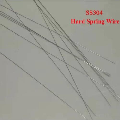 0.3/0.5,,1.3mm SS304 Spring wire Hard Condition Stainless Steel Wire Industry DIY Material, Length about 320mm/Piece