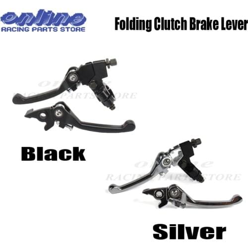 Aluminum Alloy Folding Clutch Lever Brake Lever Fit To CRF KLX Pit Xmotos KAYO Pit Dirt Bike Parts