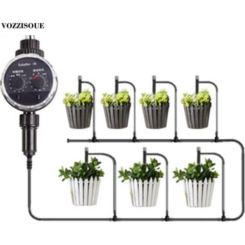 2019 Hot Automatic Watering of Plants Auto Micro Drip Irrigation System Plant Watering Components Controller Watering Timer Kit