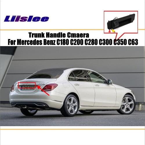 Car Rearview Camera For Mercedes Benz C180 C200 C280 C300 C350 C63 Back Door Handle CAM OEM Vehicle HD Display