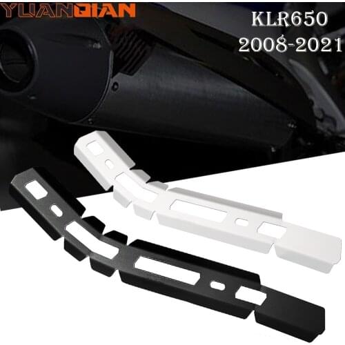 For KAWASAKI KLR650 KLR 650 2008-2021 2020 2019 Motorcycle Exhaust Muffler pipe cover Protector Hot Springs Heat Shield Cover