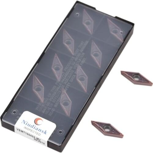 VBMT160404-MV Lathe Cutter VBMT160408-MV NK9018 External Turning Tool CNC Lathe Tool Carbide Insert Stainless Steel Cutting Tool