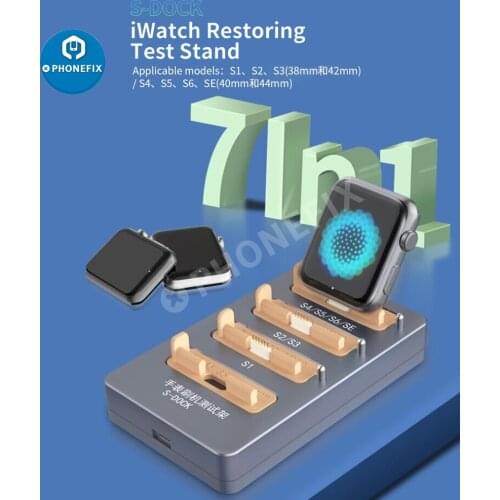 JCID AIXUN S-DOCK Recovery Tool S1 S2 S3 S4 S5 S6 SE For iWatch iBus Test Stand Watch Restore Tool Reboot Screen Touch failure