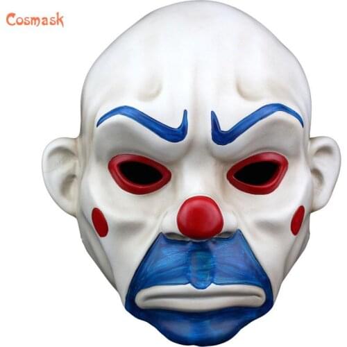 Cosmask Halloween Clown Latex Mask Adult Party Costume Mask Horror Carnival Cosplay Party Props