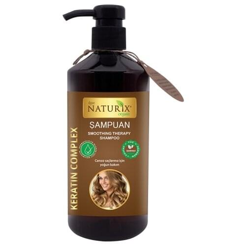 Naturix Damaged Hair Unsalted Shampoo Keratin Shampoo 600 Ml Keratin Shampoo (Paraben Phosphate Salt İçermez)