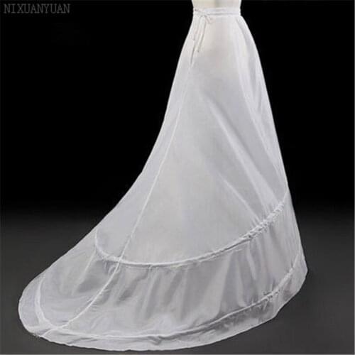 NIXUANYUAN White Mermaid Petticoats For Wedding Dresses 2019 Crinoline Jupon Women underskirt sottogonna unterrock