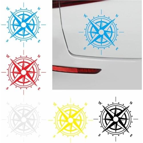 Newest Art Design Vinyl Compass Car Stickers Car-Styling Auto Window Decor D7YA