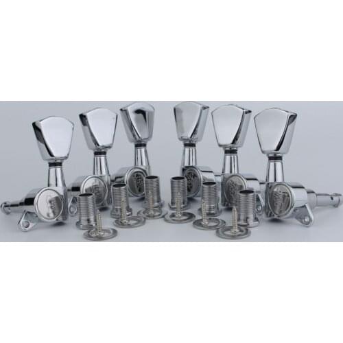 NEW Wilkinson Electric Guitar Machine Heads Tuners 3R3L Silver Tuning Pegs WJN-04