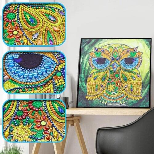 Full Diamond Painting Animal Owl DIY Diamond Embroidery Cross Stitch Picture Hobby And Handicraft Home Decoration Gift