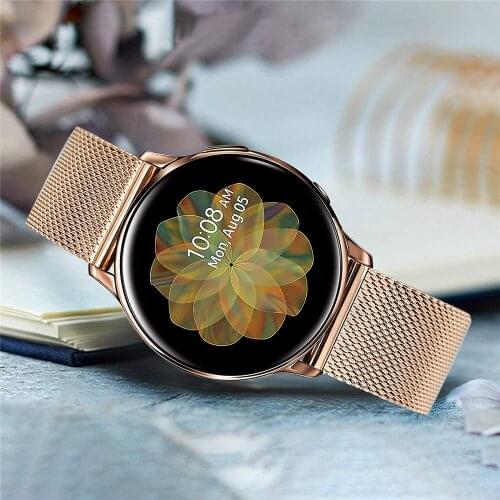 18mm 20mm 22mm band for samsung galaxy Watch4 3 45mm 41mm 46mm 42mm 44mm 40mm strap mesh loop Stainless steel Active2 bracelet