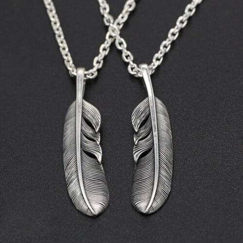 S925 Sterling Silver Jewelry Takahashi Goro Retro Thai Silver Personality Hand Selling Classic Eagle Feather Pendant