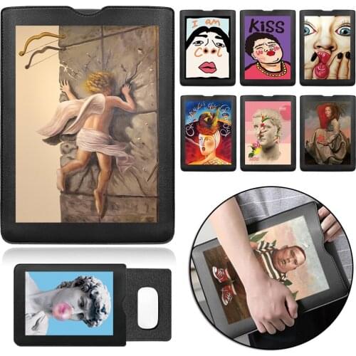 Laptop Bag 11 12 13 14 15 Inch Leather Notebook Bag for Honor Magicbook Funny Pattern Computer Fabric Sleeve Cover Accessories