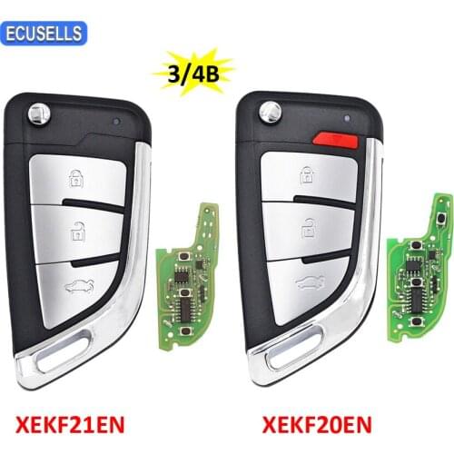 Xhorse XEKF20EN XEKF21EN VVDI Super Remote Car Key with XT27A01 XT27A66 Chip for VVDI2 / VVDI MINI Key Tool / VVDI Key Tool Max