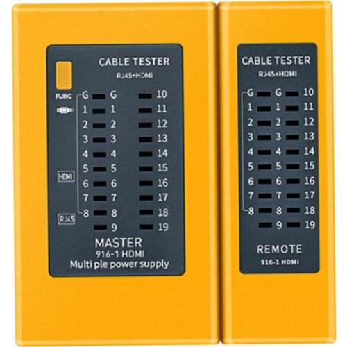 RJ45+HDMI Network Cable Tester Wire Line Finder lan Cable tester Industrial Control Elements Wire Finder Networking Tool Repair