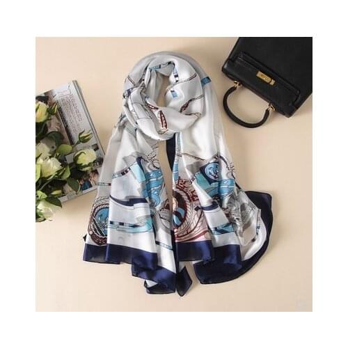 Spring/summer fashion mother simulation silk scarf travel travel versatile lightweight shawl sunblock beach towel