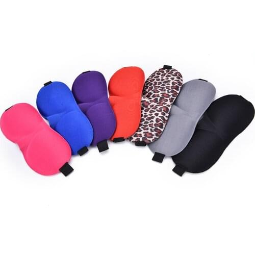 1pcs 3D Eye Sleep Mask Silk Sleep Rest Eye Patch Shade Cover Travel Relax Aid Blindfolds Women Men Soft Portable Eye Patch