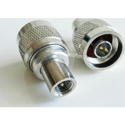 1Pcs Adapter N male TYPE plug to FME male Jack RF coaxial connector Converter